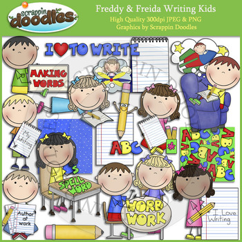 Preview of Freddy & Freida Writing Kids