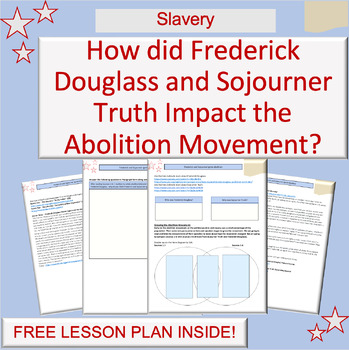 Preview of Frederick Douglas & Sojourner Truth | Abolitionist | DBQ | Lesson