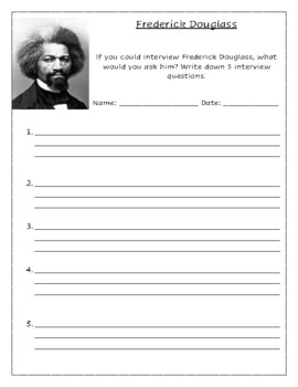 Preview of Frederick Douglass