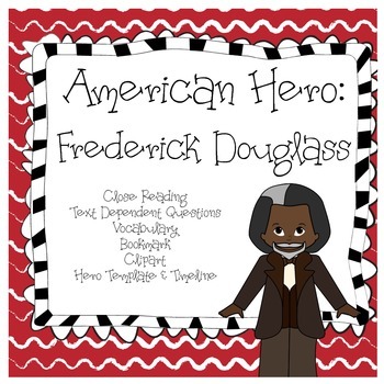 Preview of Frederick Douglass: American Hero Unit