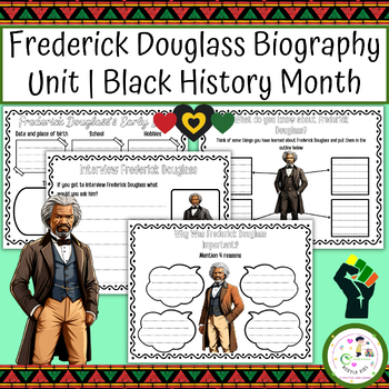 Preview of Frederick Douglass Biography Unit | Black History Month