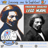 Frederick Douglass Black History Lego Mural