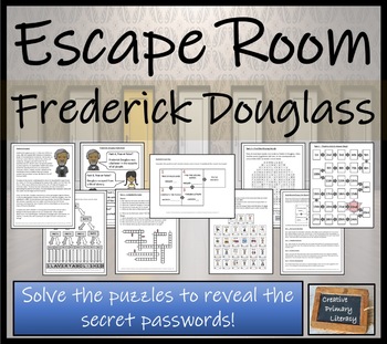 Preview of Frederick Douglass Escape Room Activity