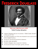 Frederick Douglass Lesson- Who is he? What did he do? Inte