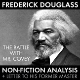 Frederick Douglass, Non-Fiction Analysis to use for ANY Novel with Slavery Theme