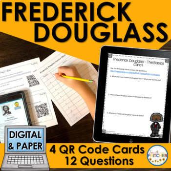 Preview of Frederick Douglass QR Code Activity | Digital | Distance Learning