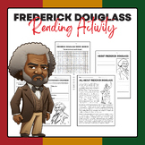 Frederick Douglass - Reading Activity Pack | Black History