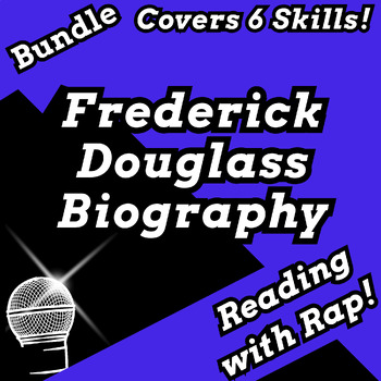 Preview of Frederick Douglass Reading Comprehension Activities with Rap Songs