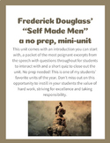 Frederick Douglass' Self Made Men speech - mini unit