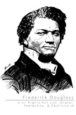 Frederick Douglass w/ Caption JPEG File | Black History Or