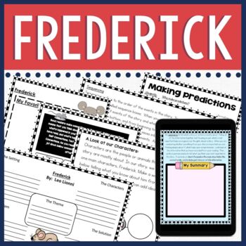 Frederick By Leo Lionni Book Companion By Comprehension
