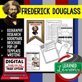 Frederick Douglass Biography Research, Bookmark Brochure, 