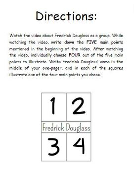 Preview of Fredrick Douglass - "From Shackles to Freedom"