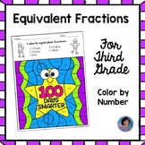Free 100 Days Smarter Third Grade Color By Number Featurin