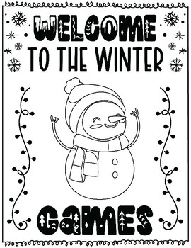 Preview of Free 12 Winter Activity Worksheets For Kids