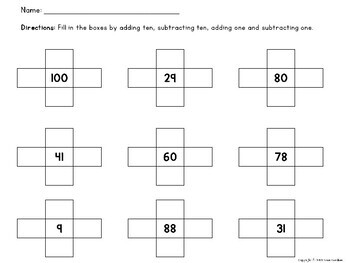 120 Chart with Missing Numbers