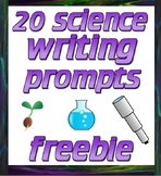 Free!  20 full color science writing prompts