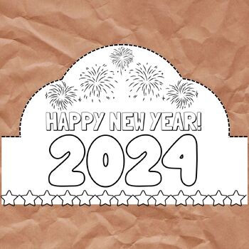 Free 2024 New Year S Paper Crown Craft By Miss Shibz TPT   Original 8826007 2 