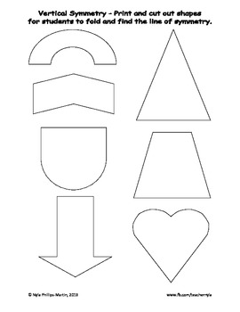 free 2d shape cut outs for a symmetry hunt by nylas crafty teaching