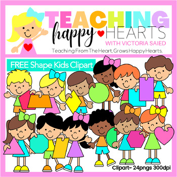 Preview of Free 2D Shape Kids Clipart