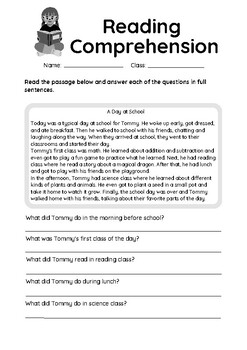 Free 2nd-4th grade Reading Comprehension Passages by Examina | TPT