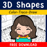 Free 3D Shapes, 3D Shapes Sort Cut And Paste