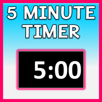 Free 5 Timer by Resource Wizard | TPT