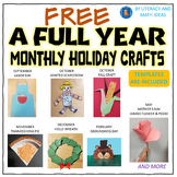 Free (A Full Year) Monthly Crafts Memorial Day Crafts, Spr
