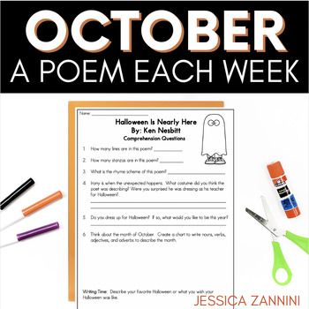 Preview of A Poem Each Week - October Edition