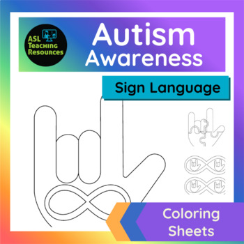 Preview of Free ASL Autism Awareness Month - Sign Language