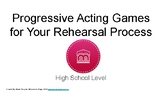 Free Acting Games for Early in Your Rehearsal Process