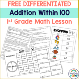 Free Adding Two Digit Numbers to a One Digit Number Lesson