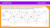 Free Addition and Subtraction Integer Number Maze