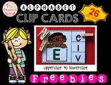 Free Alphabet Clip Cards