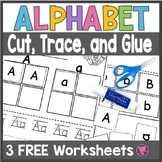 Free Alphabet Cut Paste and Sort Worksheets