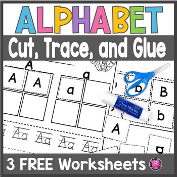 Preview of Alphabet Worksheets for Preschool, Pre-K, and Kindergarten