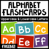 Alphabet Flashcards with Uppercase and Lowercase Letters (Free!)