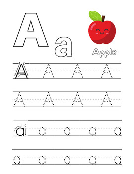 Free Alphabet Handwriting Practice | Writing Letter Tracing and Print ...