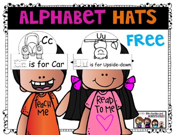 Preview of Free Alphabet Hats