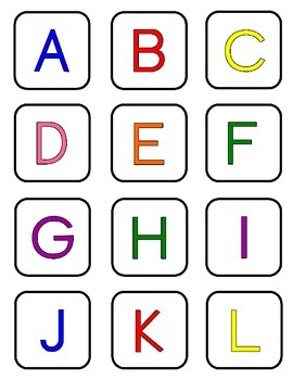 free alphabet letter cards by keep shining teachers pay teachers