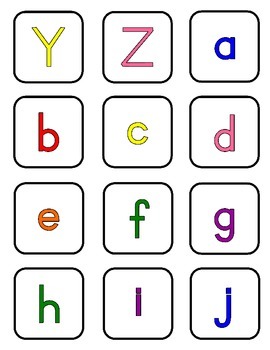 free alphabet letter cards by keep shining teachers pay
