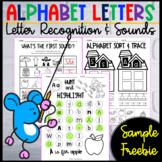 Free Alphabet Letter Identification and Beginning Sounds W