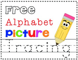 Free Alphabet Letter & Picture Tracing