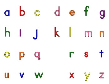 Free Alphabet Letters Mat by Keep Shining | Teachers Pay Teachers