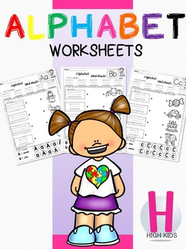 free alphabet worksheets set 2 by high kids teachers pay teachers