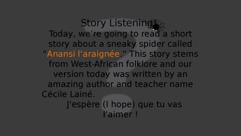 Preview of Free- Anansi Story