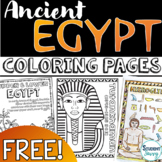 Free Ancient Egypt Coloring Pages | Free Doodle Notes | An