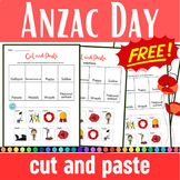 Free Anzac Day Cut and Paste Activity | FREE Veterans, Mem