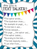 {Are You a Text Talker?} Using the Language of Textual Evi