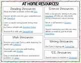 Free At Home Resources PDF * With Hyperlinks!
